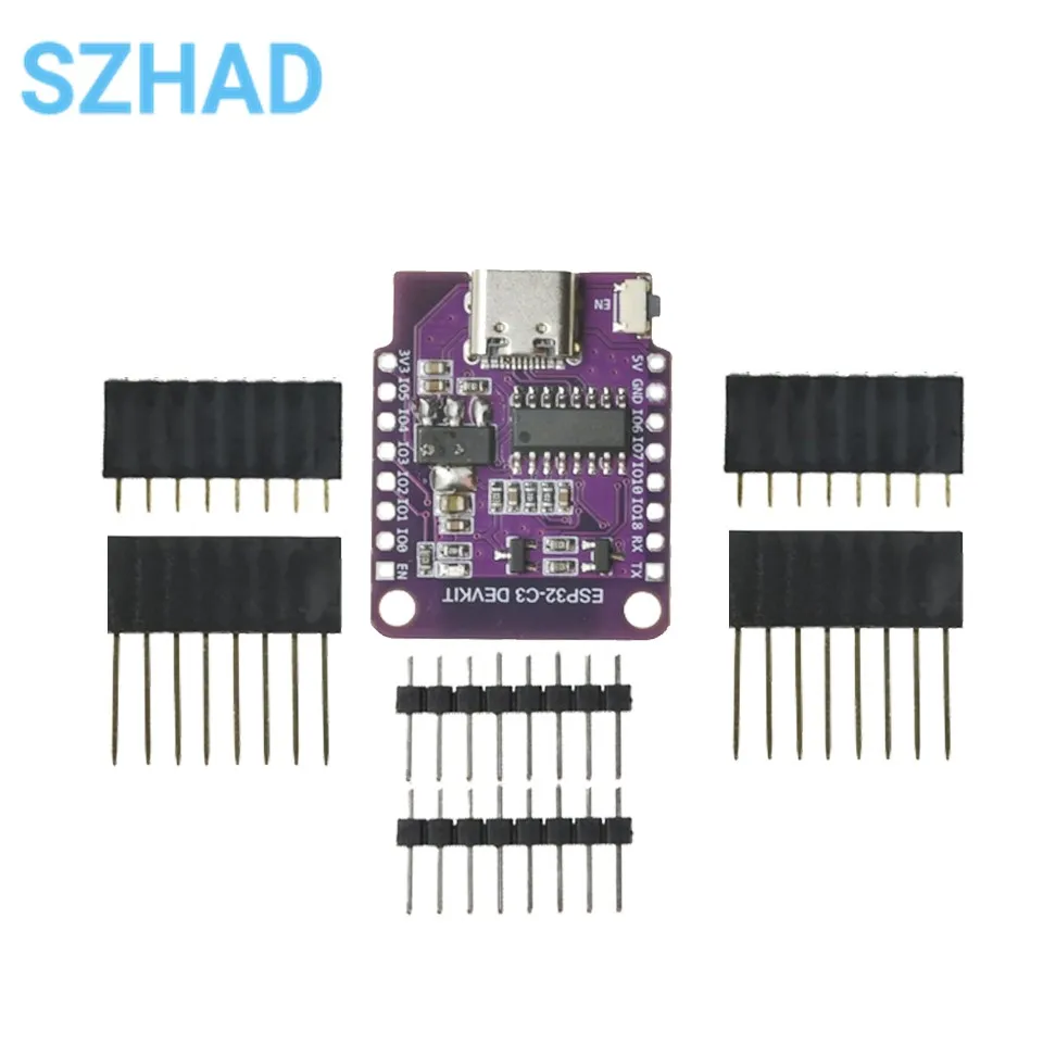 MINI ESP32-C3 development board equipped with ESP32-C3-MINI-1-N4 module WiFi Bluetooth-Compatible BLE5.0