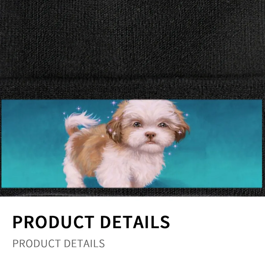 Luke Skywalker, Jedi Puppy, Shih Tzu, puppy Beanie Knitted Hat Caps Fur Women Men Bonnet Winter Warm