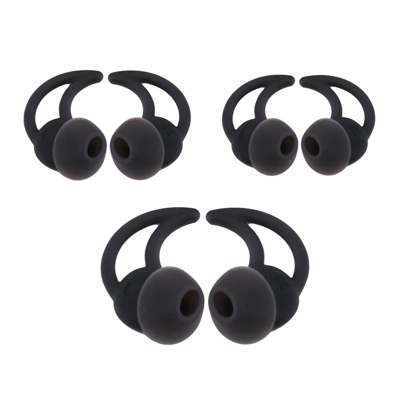 Replace Noise Isolation Ears with Extract Layer Comfort Ears for Ear Tips Qc20 Qc20I QC30 Soundsport Sie2 Sie2 IE2 Ie3 Black