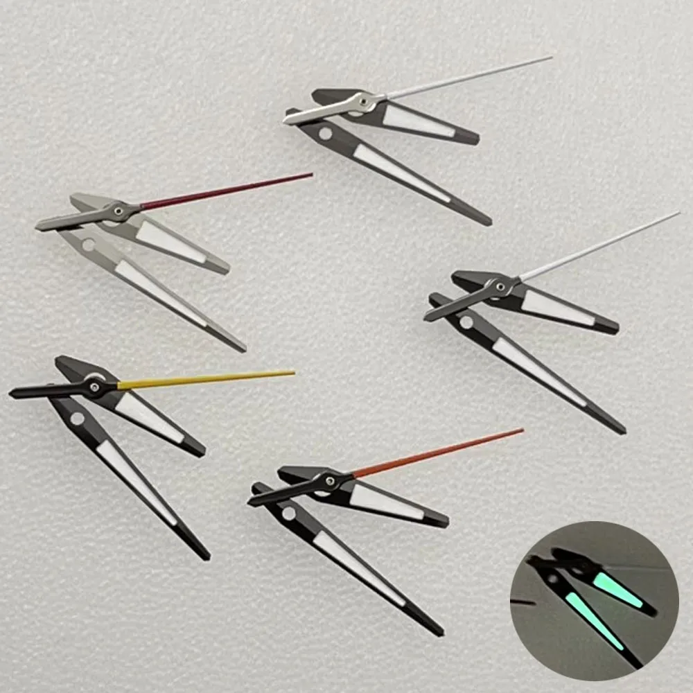 

NH35 Hands Green Luminous Pointers Stainless Steel Watch Hands for NH34 NH35 NH36 Movement Watch Needles Accessories Parts