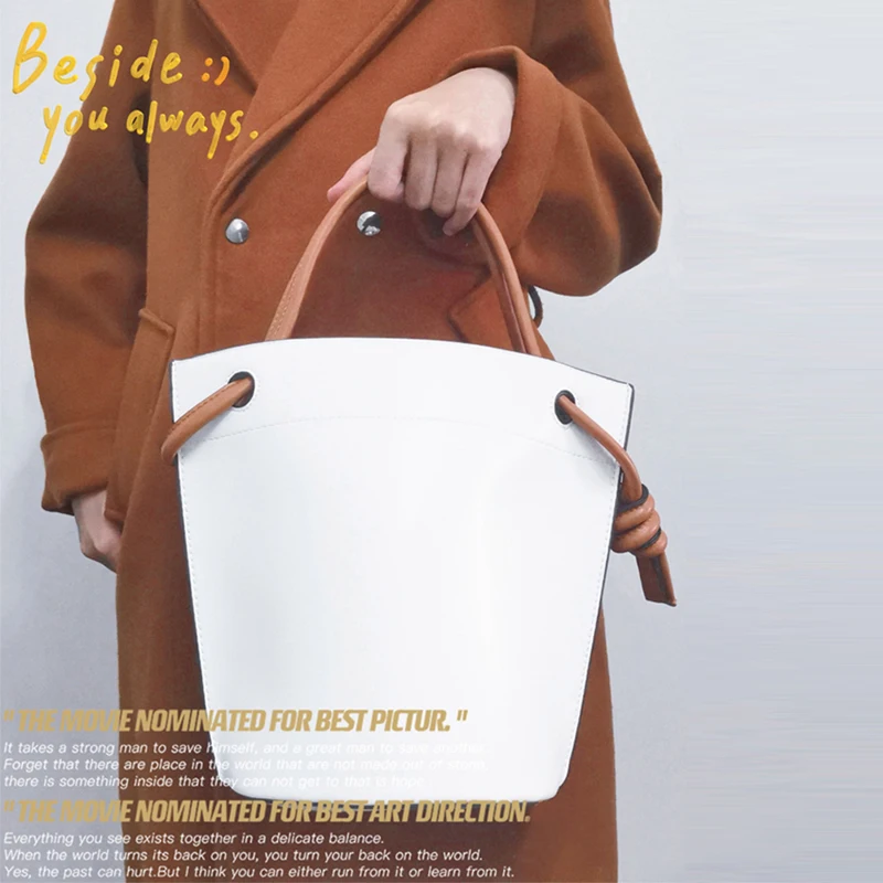 

Fashion Bucket Shape Bags For Women Luxury Designer Handbag And Purse 2023 New Casual Style In PU Material High Quality Lady Ba