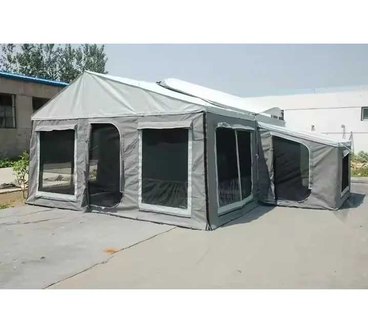 

Luxury Outdoor Camper Caravan Trailer Tent Off Road Caravan Trailer 4x4 PVC Camping Tent
