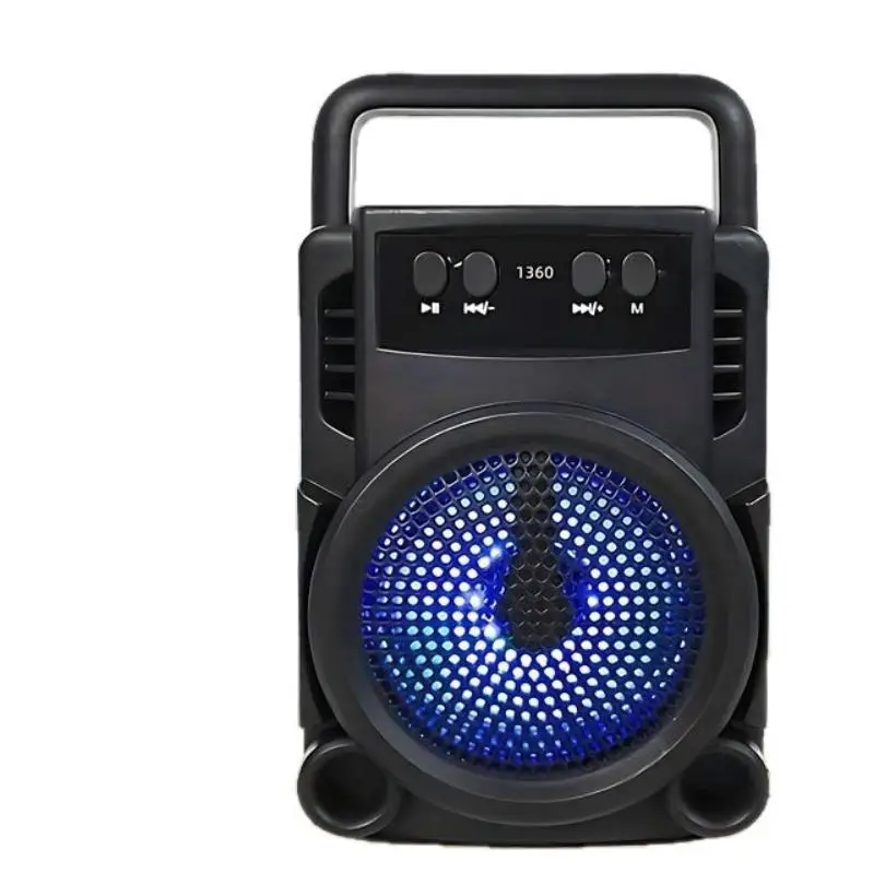 【L】Bluetooth Speaker Bluetooth 5.0 Deep Bass High Fidelity Sound 10H Battery Life Minimalist Design for Camping