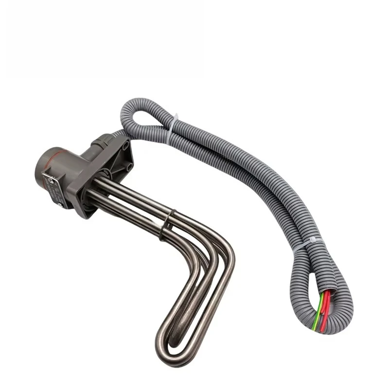 Customized 220V 2000W pure titanium tube heater, corrosion-resistant acid and alkali-resistant electric heating element