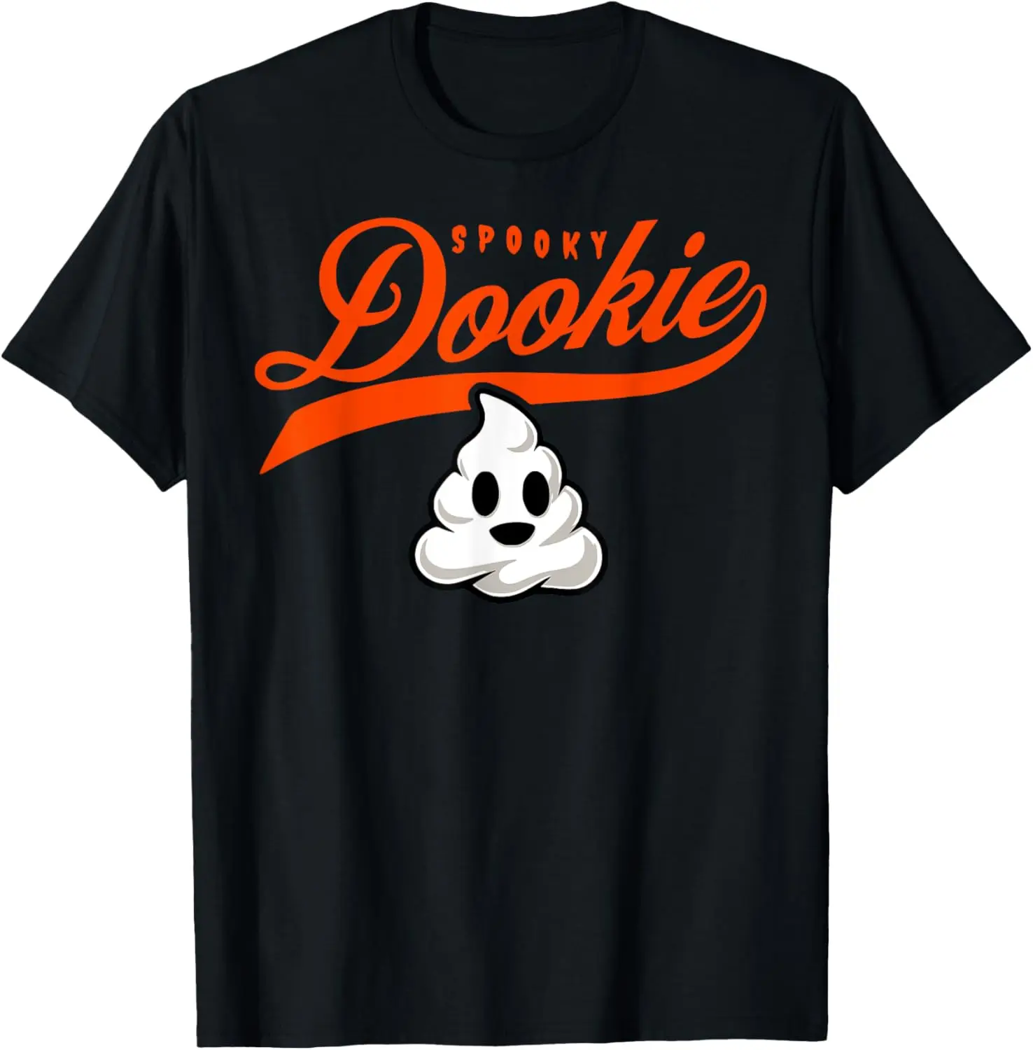 Spooky Dookie FUNNY Halloween Poop Hilarious GHOST Poo T-Shirt