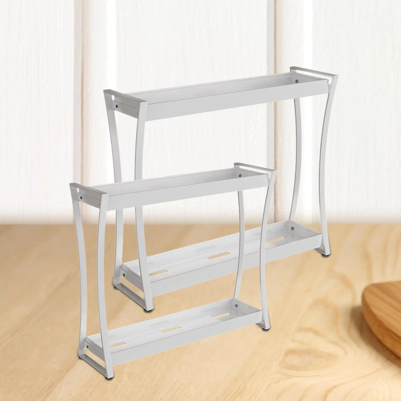 

Storage Rack Kitchenware Heavy-duty Large-capacity Easy to Clean Utility Portable Condiment Organizer Stand for Cans Domestic