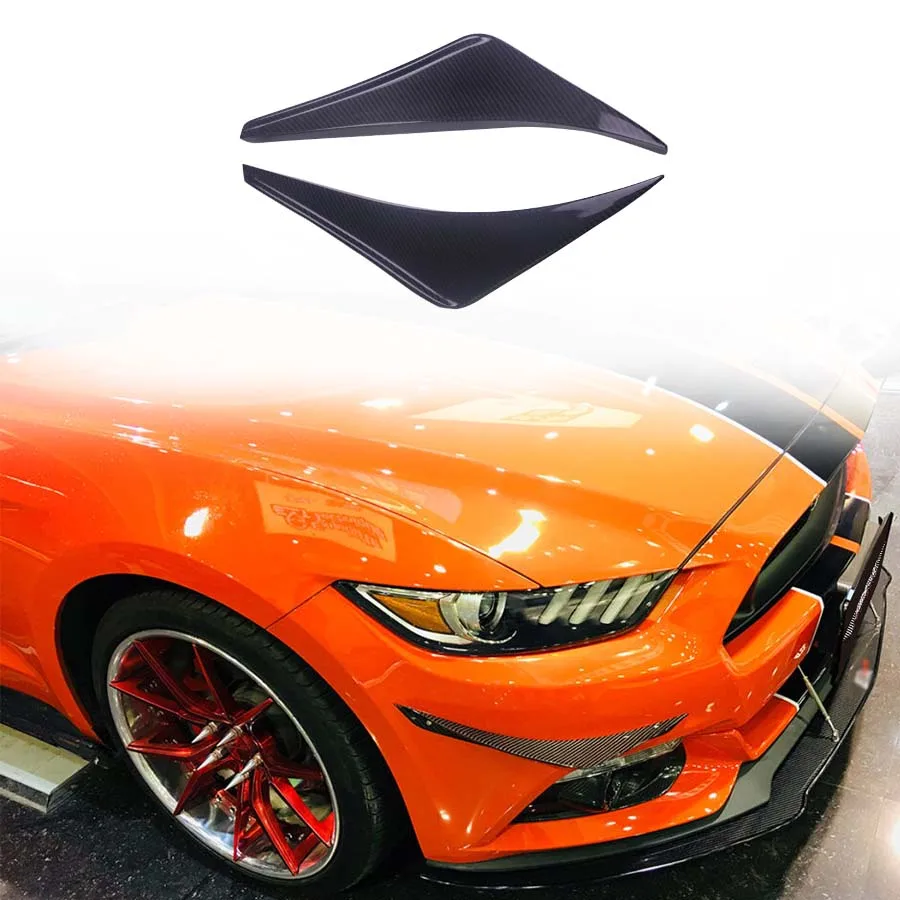 Для Ford Mustang APR 2015-2017 стиль, канады из углеродного волокна, бампер, крылышки, сплиттер, комплекты внешнего кузова автомобиля