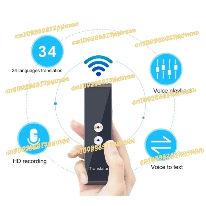 2025Factory Price T8 Pocket 30 Languages Translator Voice Portable Two Way Real Time Intercom Translator For Travelling