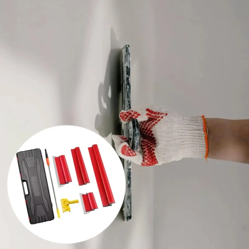 Easy to Hold Wear Resistant Ergonomic Construction Tool Accessories with Storage Box Professional Skimming Blade Set