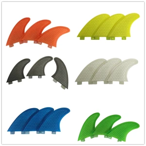 Upsurf-Multicalor-Tri-Fins-Surfs-Set, FCS-Flossen, S, M, L, Surf-Surf, Surfplatte, Triebwerk, Kajakstabilisator, Doppellaschen, 1 Flossen 8 Hauptverkäufe FCS FCS 1 - №3