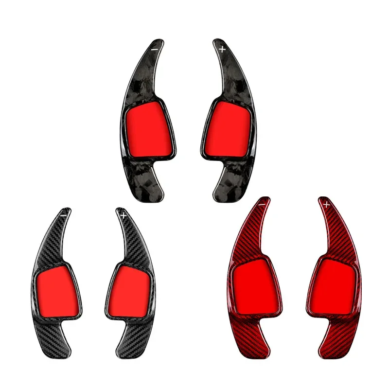 

Forged Automotive Interior carbon fiber Steering wheel Shift paddles Gear plate For AUDI A4L A5 A6 S3 S4 S5 Q7 TTS Q2 Q5L