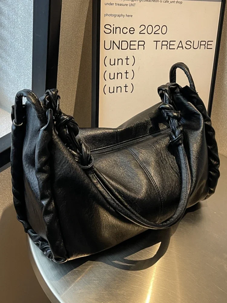 

Foufurieux Women Shoulder Bag Large Capacity Crossbody Bag Casual Soft Leather Handbags Mochilas Para Mujer Crossbody Bags Women