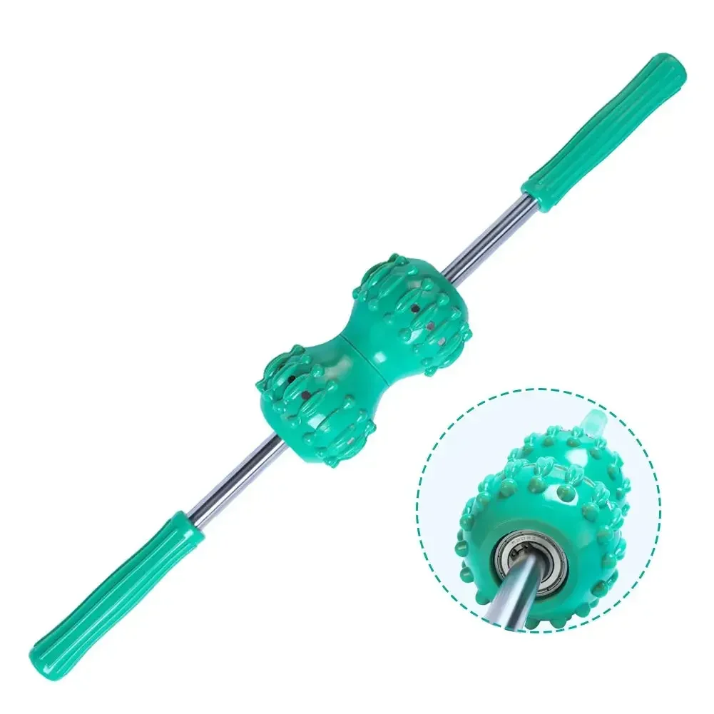 Magnetic Massage Roller Stick for Muscle Relief Pinching Massage Roller for Back Shoulder Leg Chinese Meridian Massage fast ship