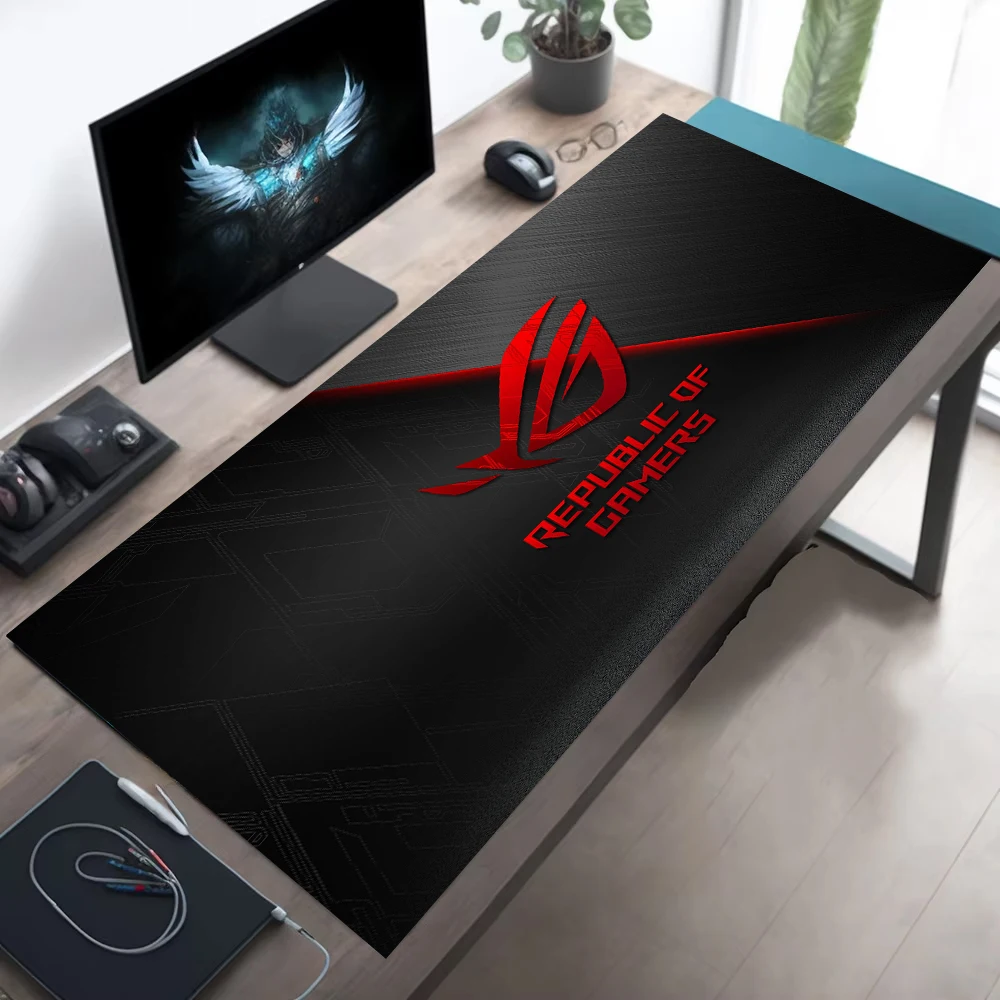 E-sports Large Size ASUS ROG Mouse Pad Desk Mat Mousepad Large Abstract Mouse Pad Gaming Deskmat Office Non-slip Carpet