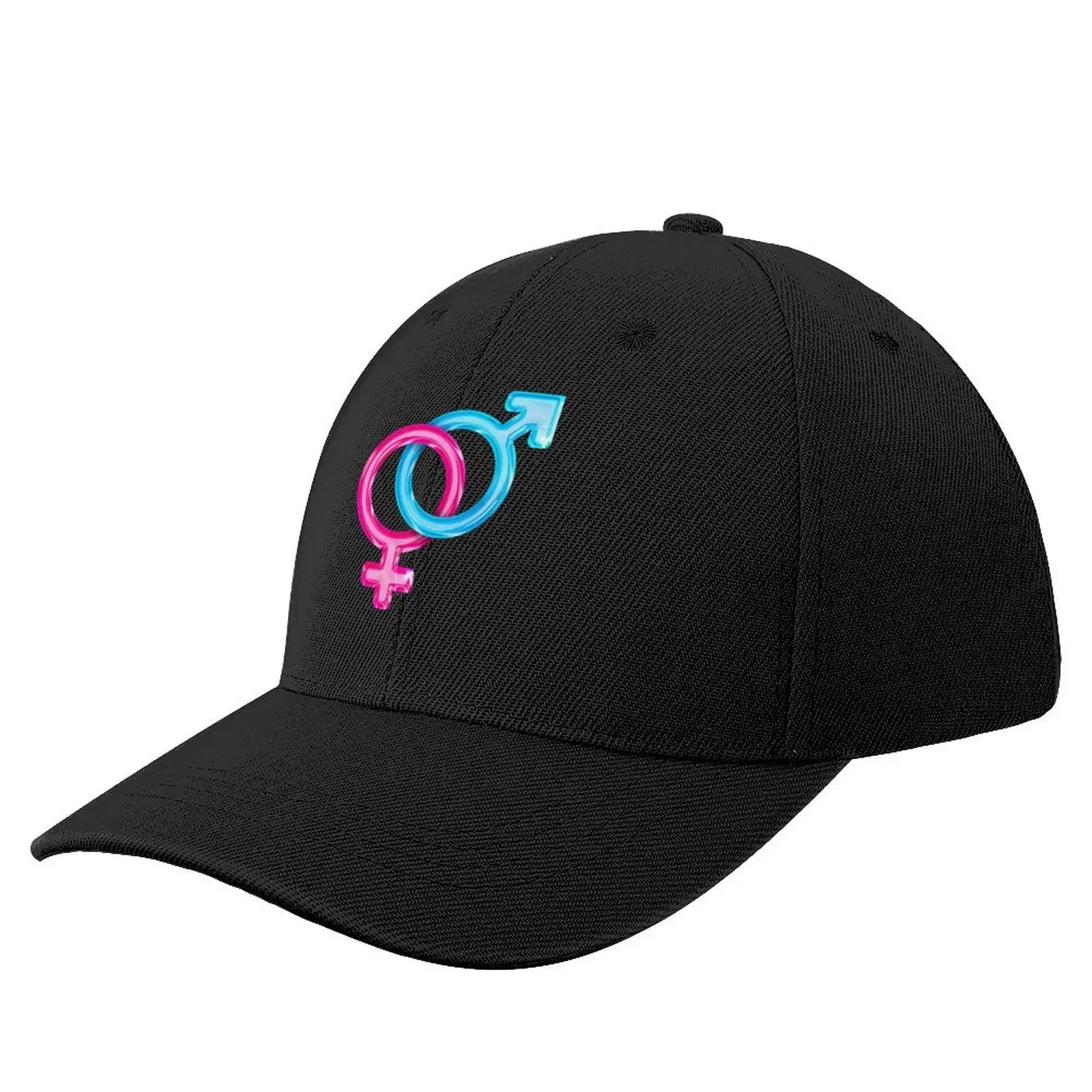 

Boy Girl Pink and Blue Symbol Polo Style Sissy Femboy Transexual Baseball Cap Male hat Dropshipping Women's Hats Men's