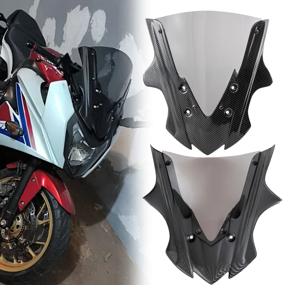 

Windshield Sport Touring Windscreen For HONDA CBR650F CBR 650F 2014 2015 2016 2017 2018 Wind Deflector Shield Screen