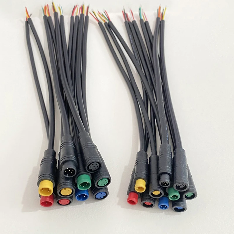 M6 M8 2/3/4/5/6-poliger Julet Stecker/Buchse Elektro-E-Bike Verbindungsstecker Kabel Signal Sensor Wasserdichter Roller-Kabelverbinder – Detail 12