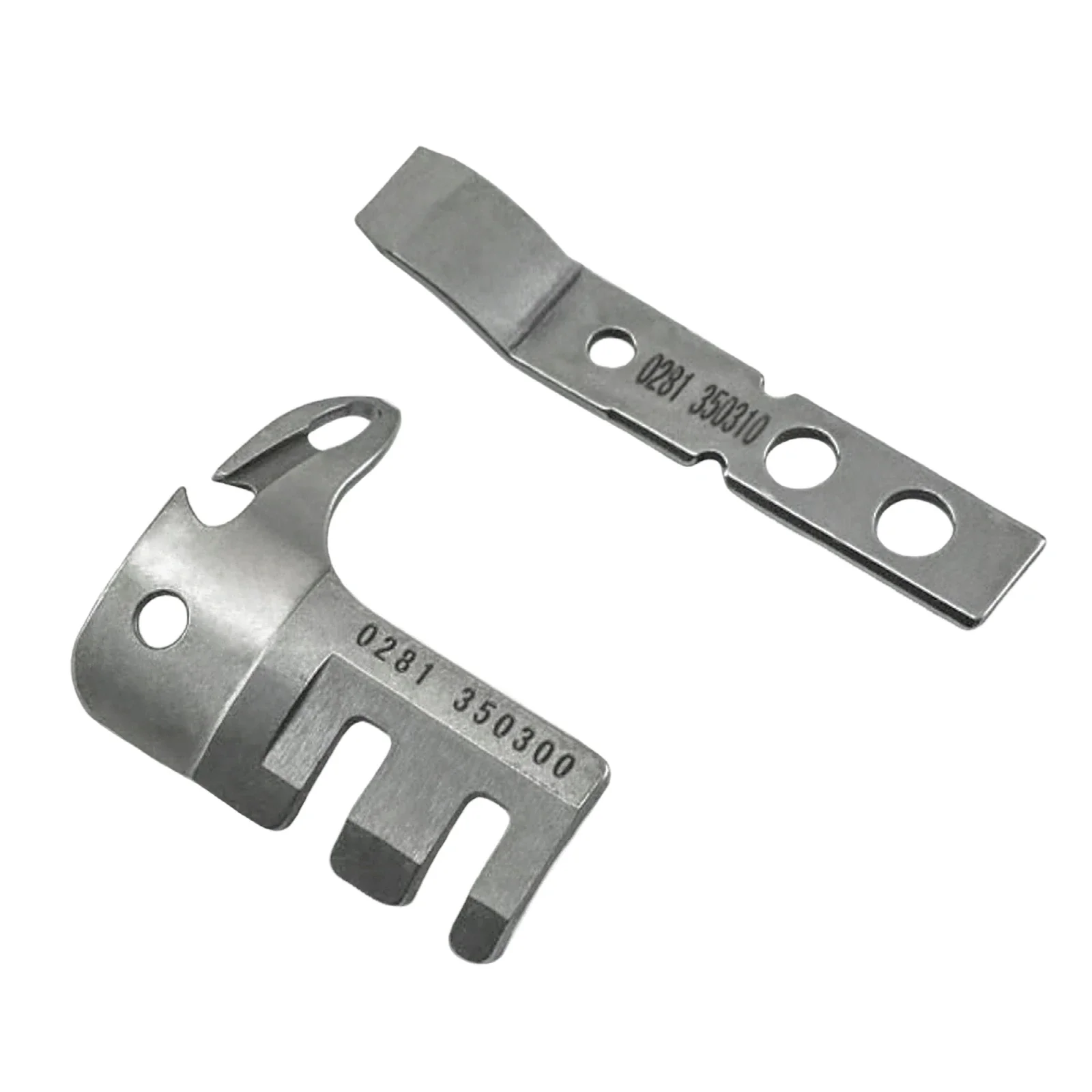 0281350300 + 0281350310 Movable and Fixed Knife Set Fit Durkopp Adler 281 Industrial Lockstitch Sewing Machines Blade