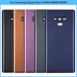 For Samsung Galaxy Note 9 Note9 N960 N9600 N960F Battery Back Cover Rear Door 3D Glass Panel Housing Case Camera Lens Adhesive