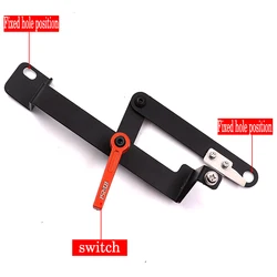 For Mitsubishi Pajero 4 Montero interior modification trunk escape lock device hidden switch tailgate inner door handle switch