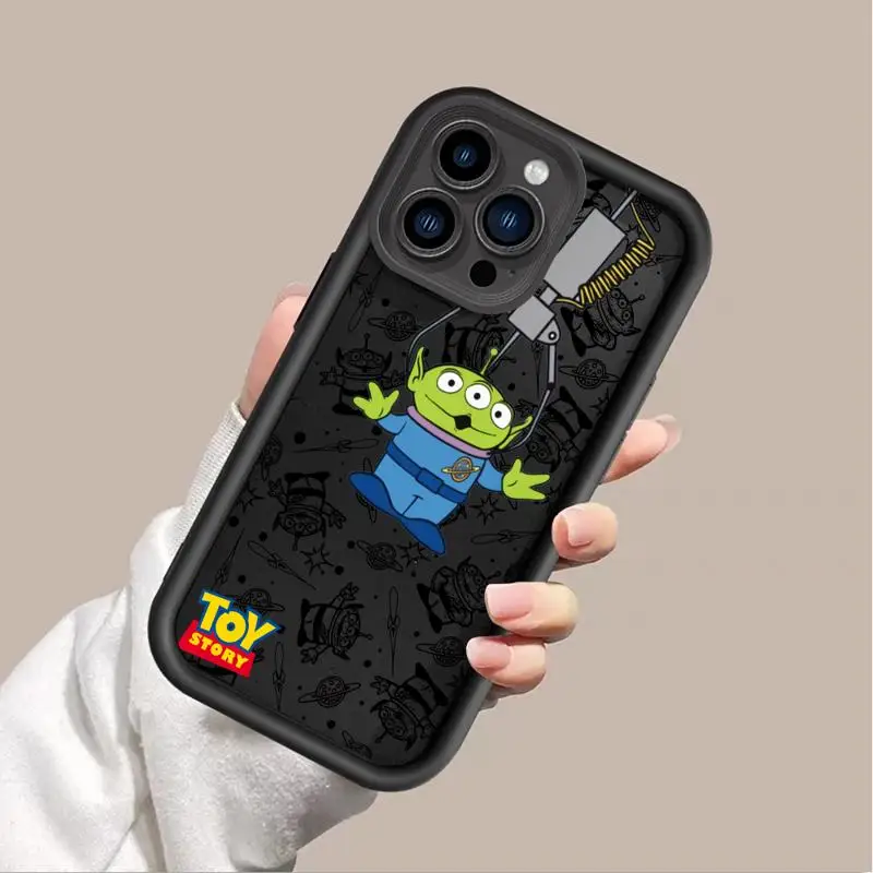 Disney Toy Story Alien Rex Phone case for Apple iPhone 12 14 Pro cases 11Pro Max 11 16 Plus 13Pro max 15plus 11pro funda Cover