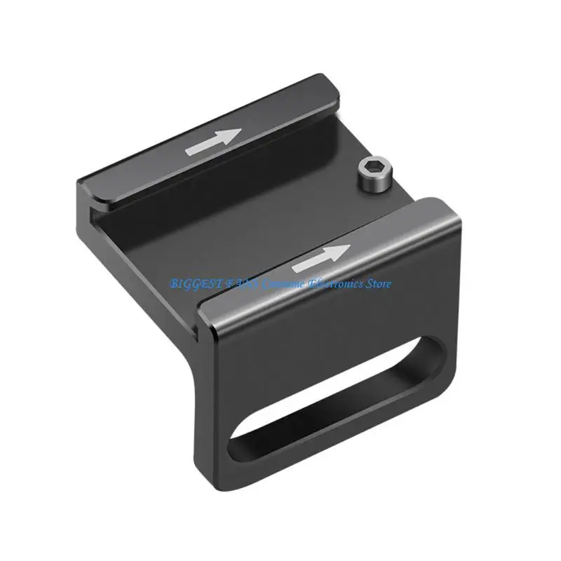 

F68B Sturdy AntiTwist Cold Shoe Adapter For Attaching Lights Monitors And Mics
