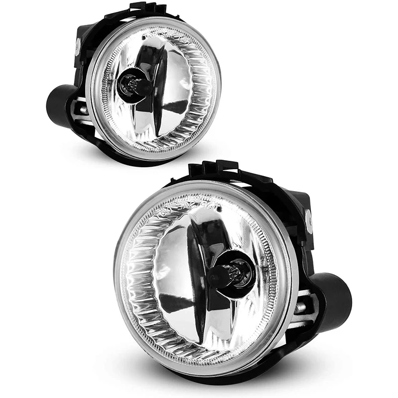 1 Pair Front Fog Light with bulb for Subaru Forester 2008-2012 for Impreza WRX STI 2008-2010 55W Bumper Fog Lamp Clear Lens