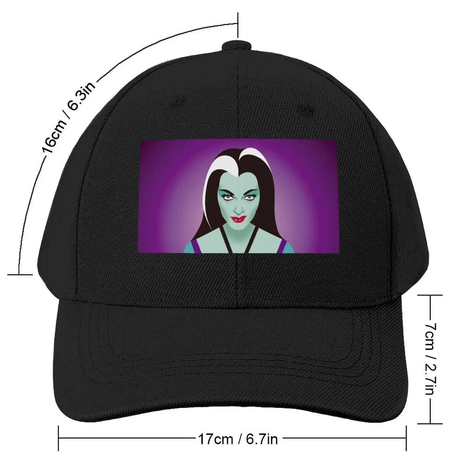 Lily Munster Baseball Cap Visor Hip Hop Streetwear Men Golf Wear Women's