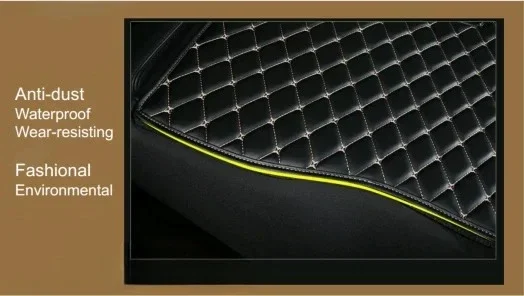 Leather car carpet back-up mats are suitable for all car models on the mats