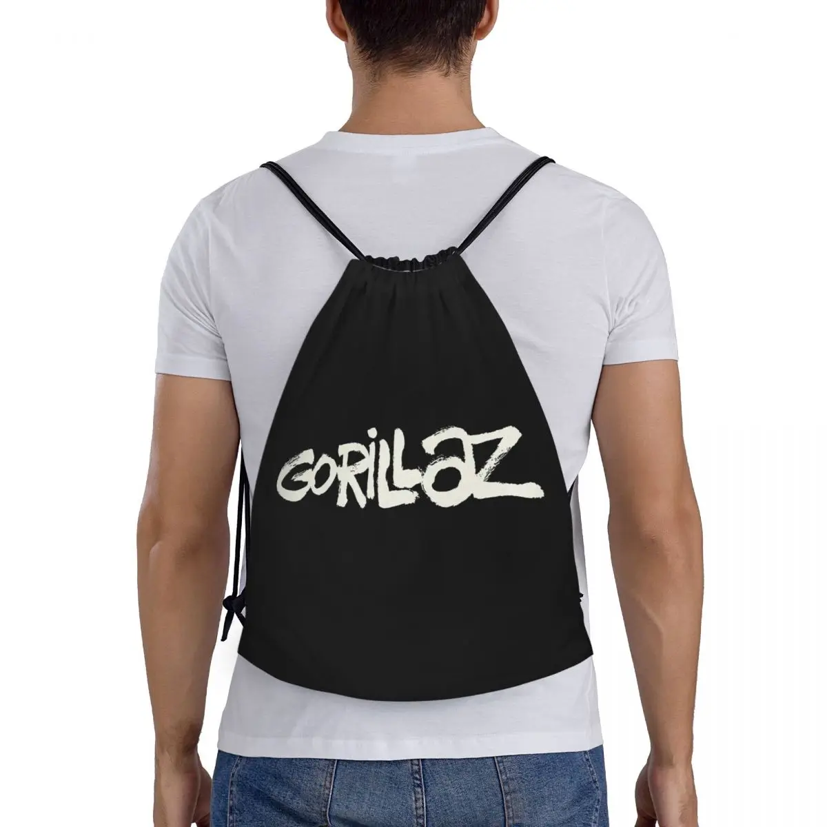 

Gorillaz Symbol Backpacks Fashion Drawstring Bags Storage Bag Book Bags for Man Woman School