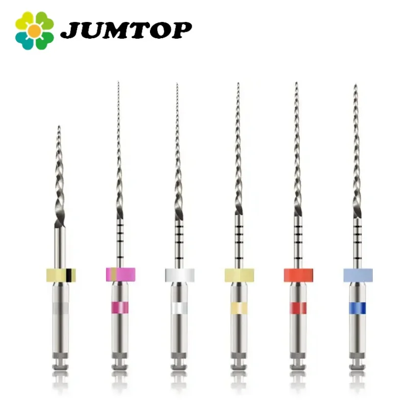 JUMTOP 6Pcs Dental Files SC-Plus Niti File for Root Canal Treatment