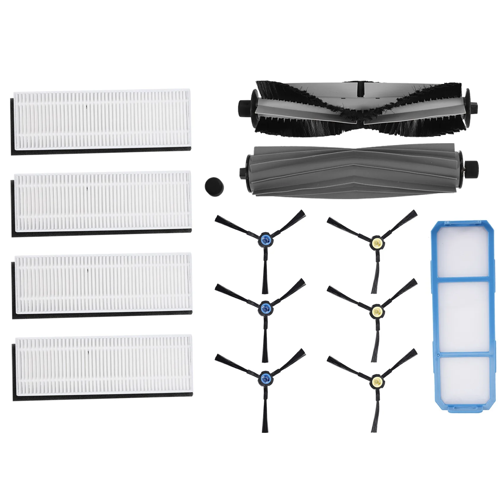 หลักแปรงด้านข้าง HEPA Filter สําหรับ Silvercrest SSR1 SSRA1 สําหรับ Ilife A9S A7 V8 V8S X750 X800 X785 V80 หุ่นยนต์อะไหล่สูญญากาศ