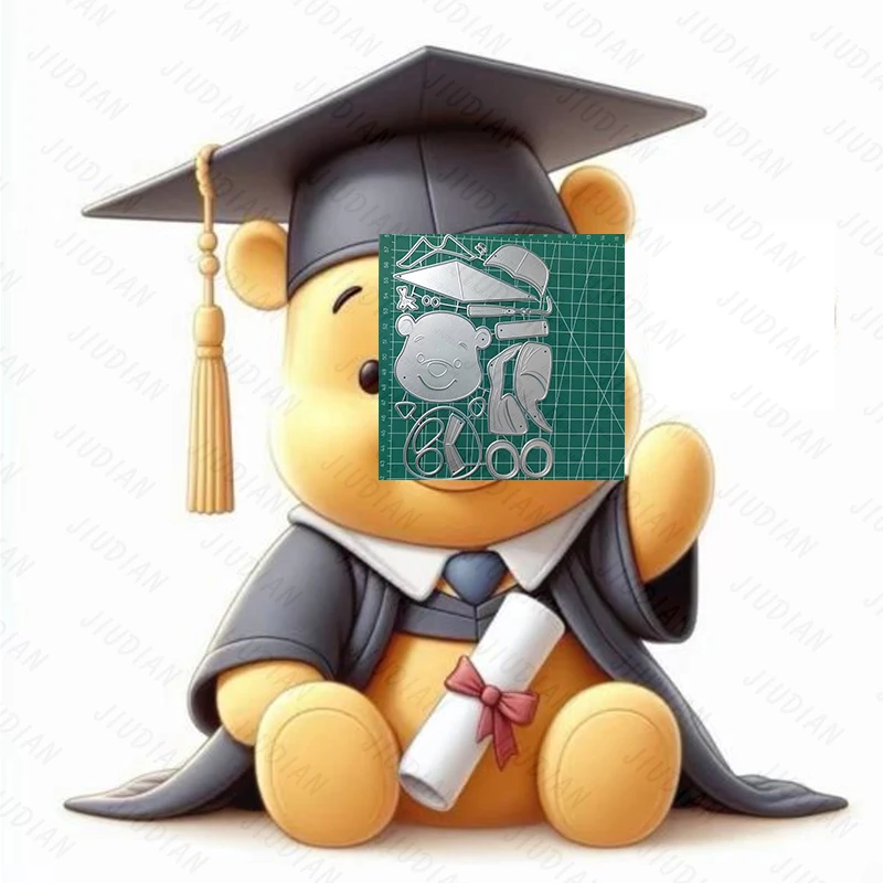 

New Bear Doctor Little Metal Cutting Dies Scrapbooking Mold Stencil Die Cuts Card Making DIY Craft Embossing Dies For