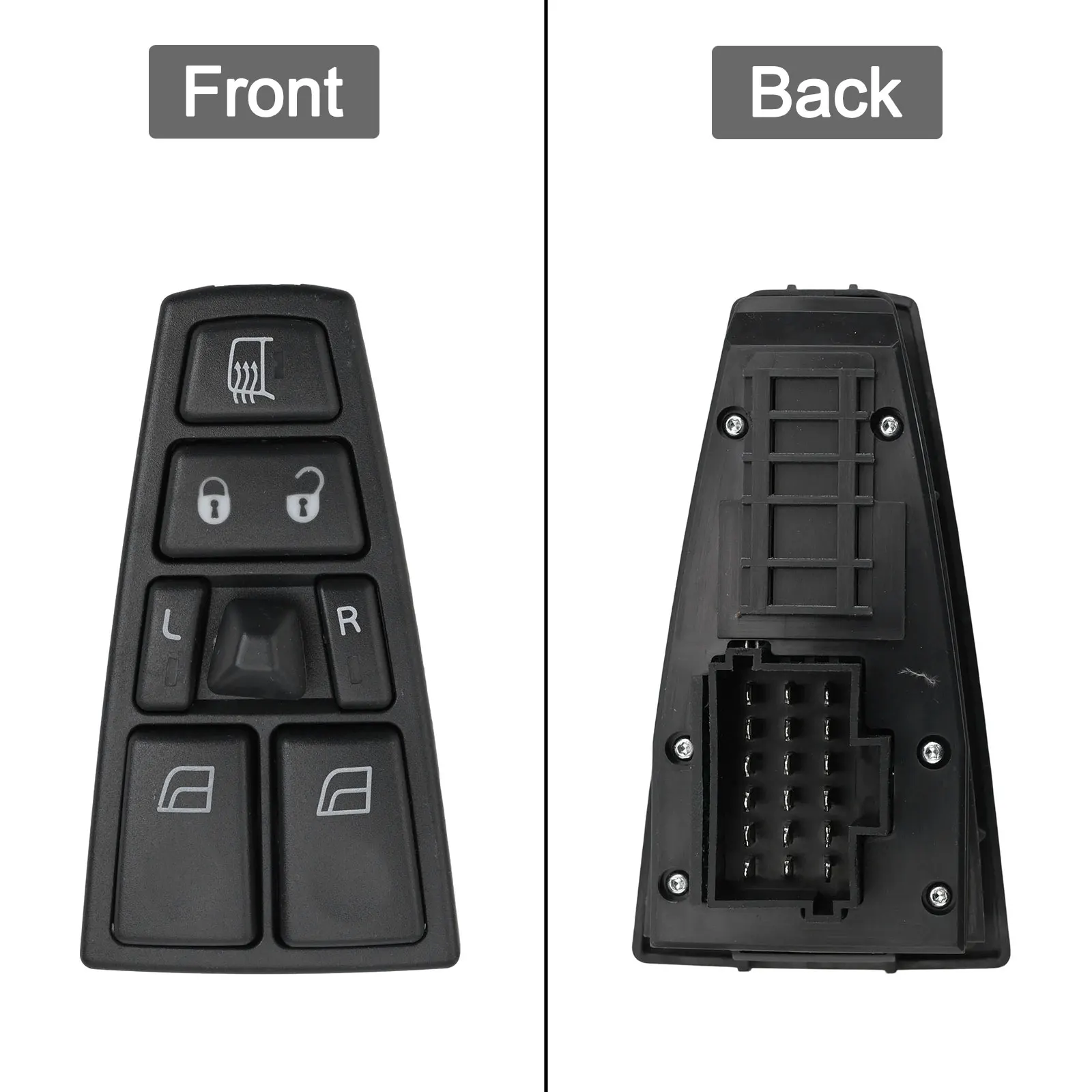 Black Mirror Control Mirror Lift Button Sleek Black Aesthetics Under Various Conditions For Volvo Models Mirror Adjustment