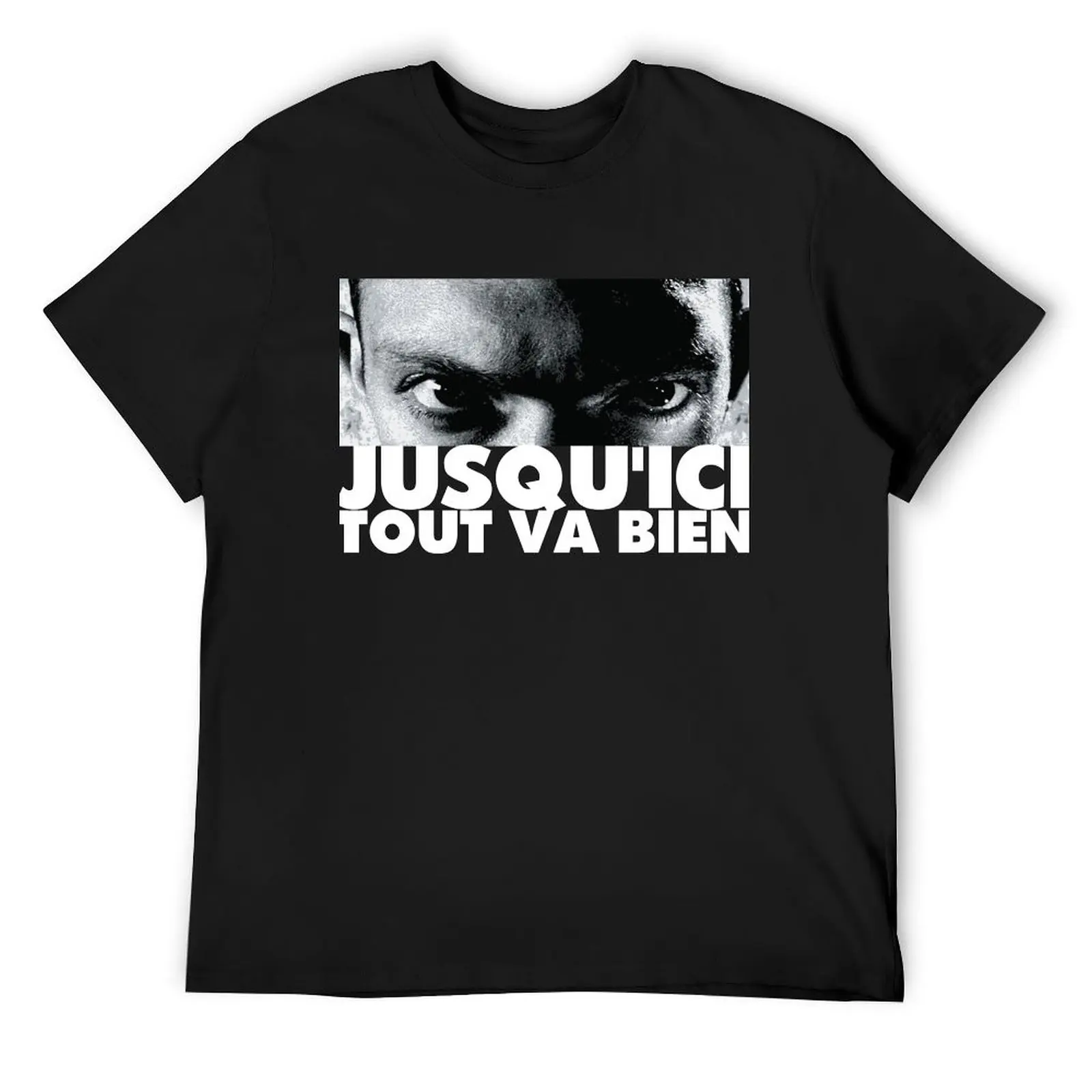 jusqu'ici tout va bien La Haine Tribute T-Shirt summer shirt plain shirts graphic tee men