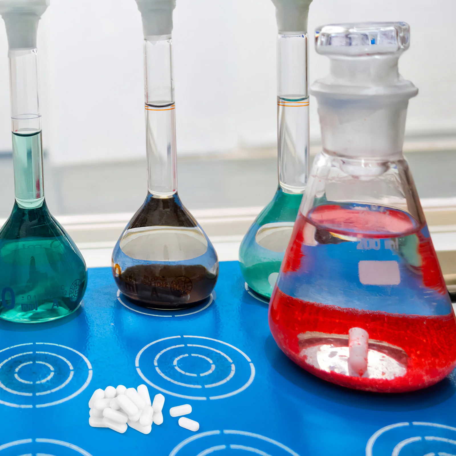 25 قطعة التحريك بار مقاومة المغناطيسي النمام قضيب مختبر المغناطيسي النمام