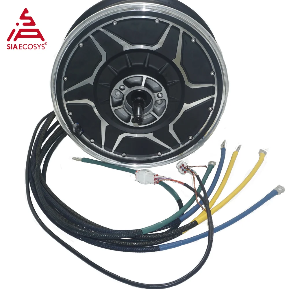 QSMOTOR nuovo QS268 6000W 12*3.0 pollici V5 72V 130kph vendita calda motore del mozzo BLDC per moto elettrica