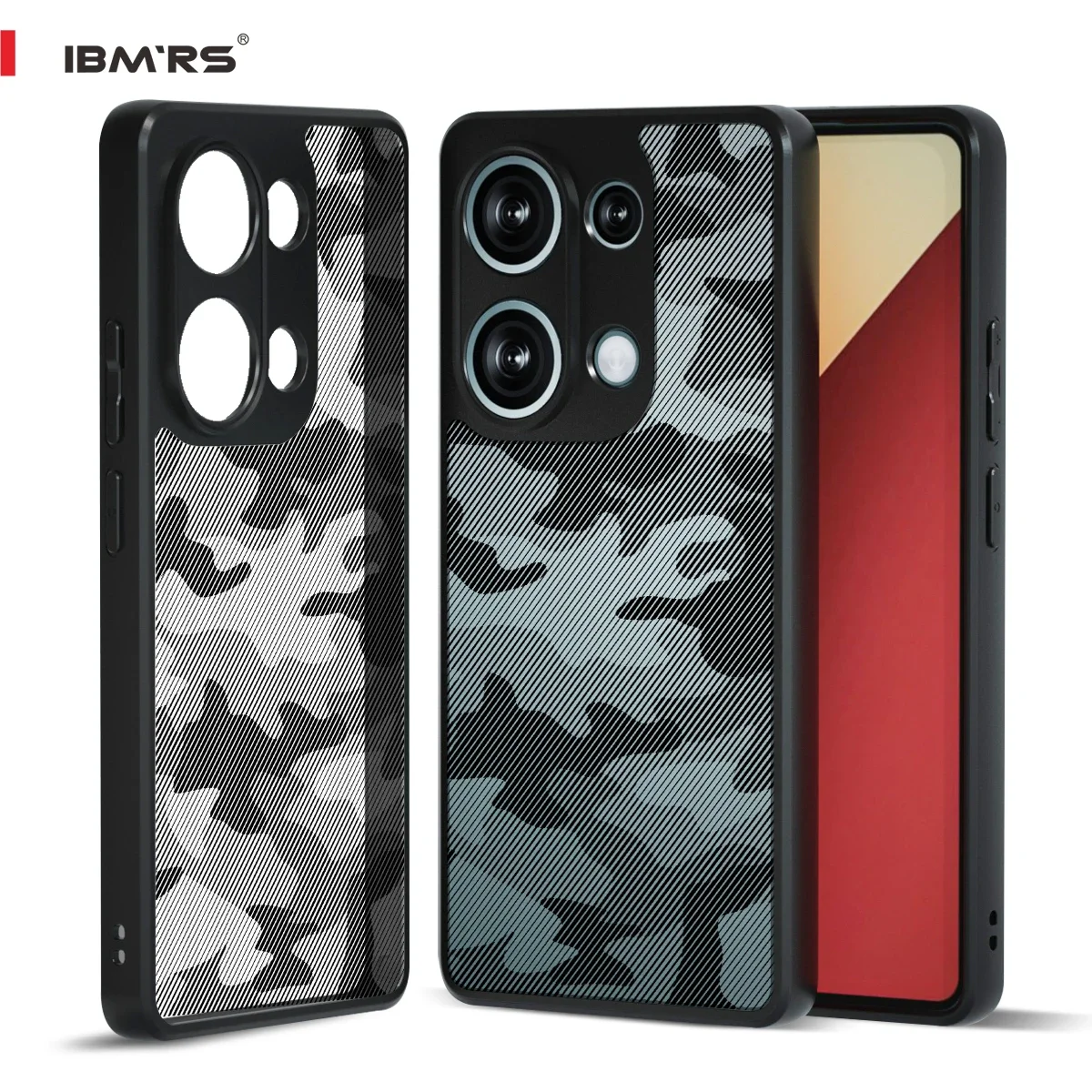 

ibmrs for Redmi Note 13 Pro 4G / Poco M6 Pro 4G Case, Shockproof Heavy Duty PC+TPU Dual Layer Phone Cover