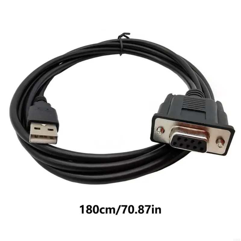 C90F Branche lecture USB vers RS232 Câble série pour les modems informatiques 9pin vers USB Adaptateur