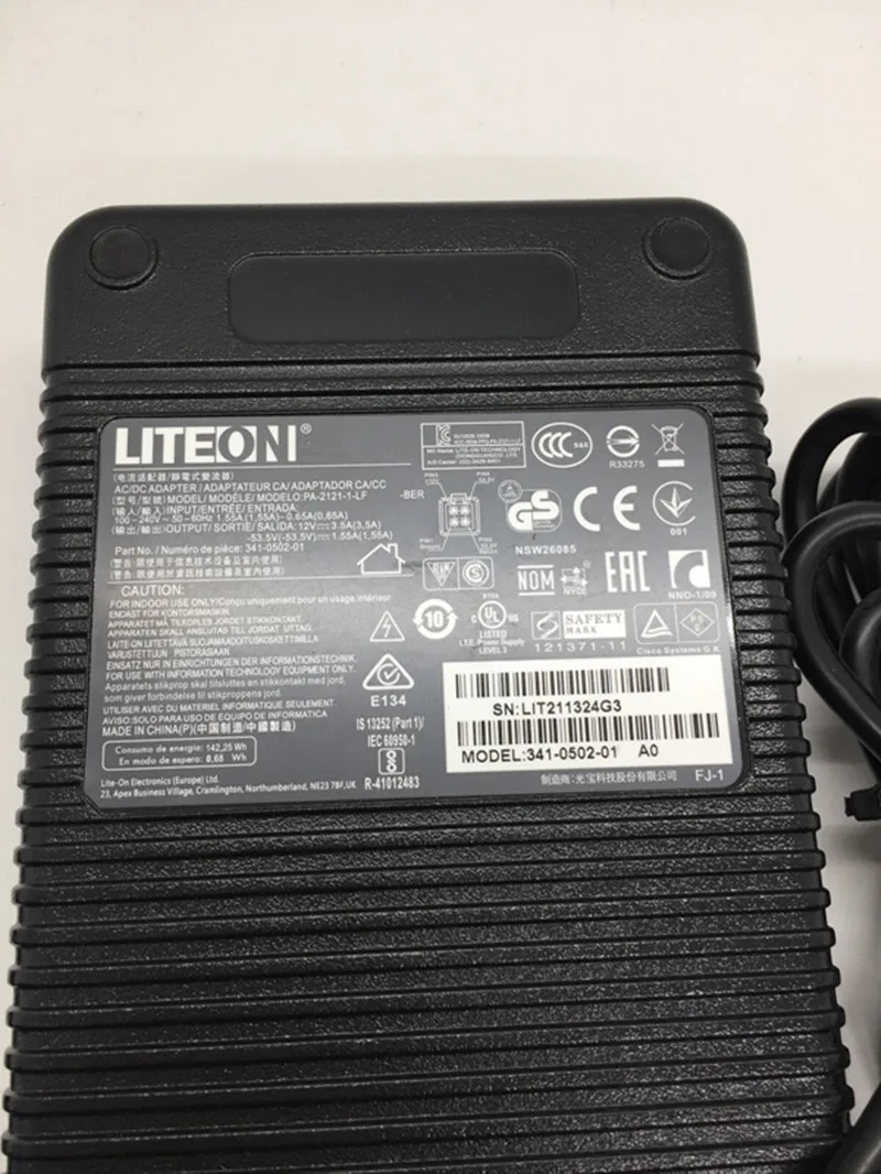 Genuine LITEON PA-2121-1-LF 12V 3.5A -53.5V 1.55A 341-0502-01 AC Adapter Charger For CISCO C891F-K9 892SFP 897 898 891F Routers