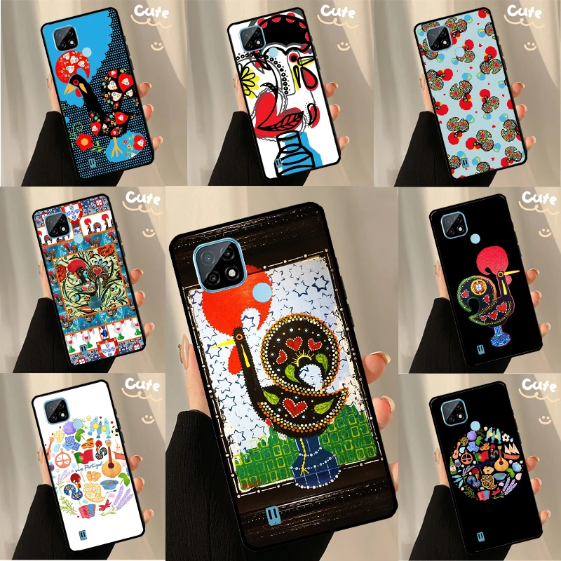 Viva Portugal Portuguese Symbols For Realme C55 C35 C33 C31 C30 C21Y GT Neo 5 3 2T 10 Pro Plus Oneplus 11 Nord CE 3 Lite Case