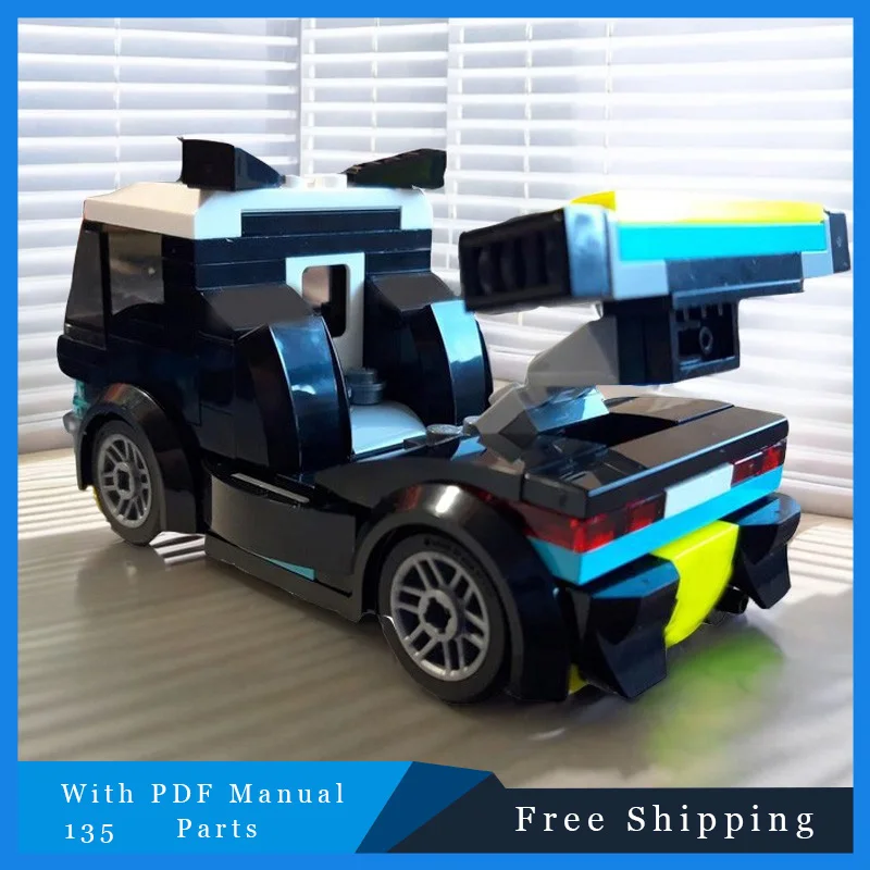 135 pièces technologie modulaire MOC Cool Combat véhicule blocs de construction enfants bricolage assemblage blocs de construction jouet Festival cadeau 2025