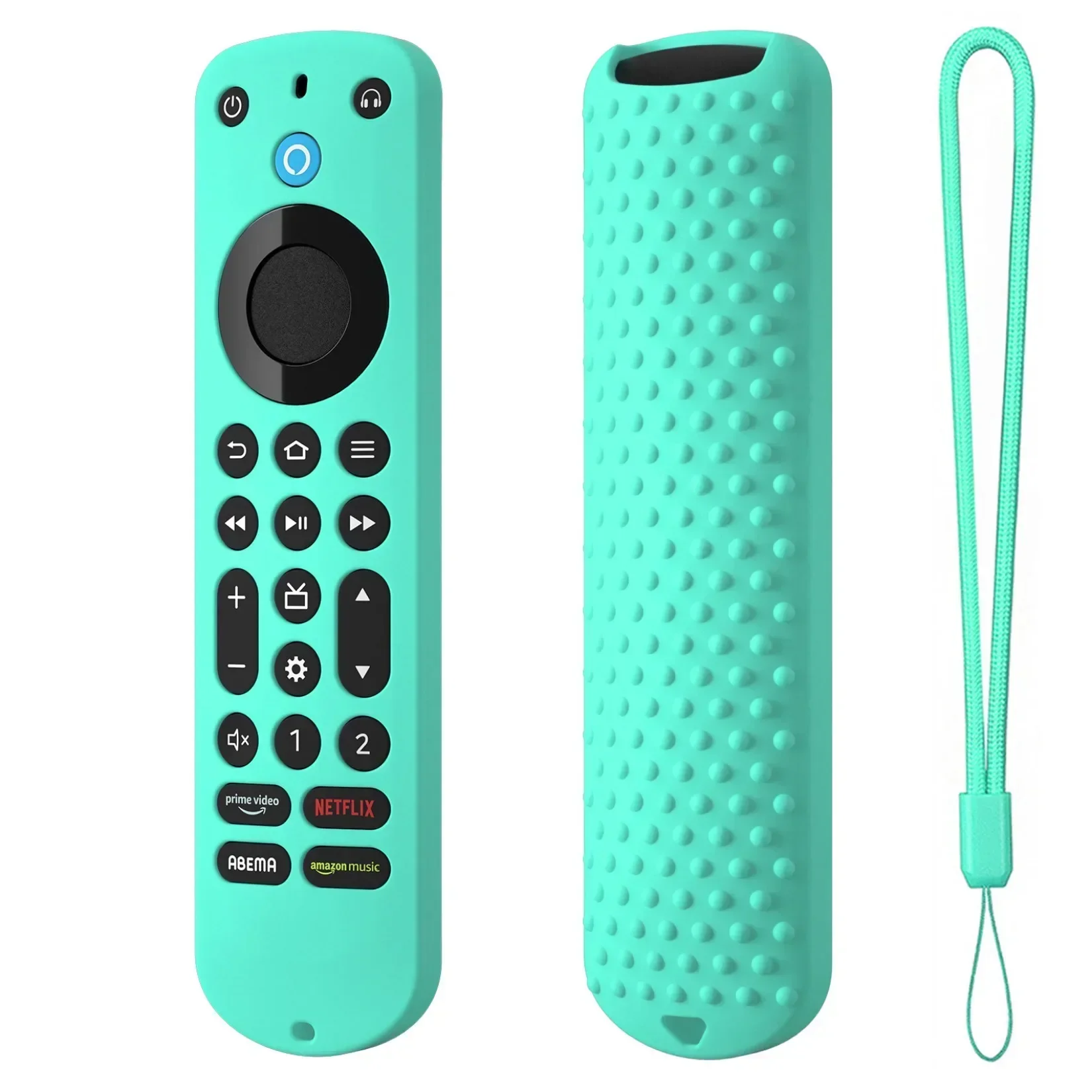 

New Luminous Silicone TV Remote Protective Case For Amazon Fire TV 2022 Alexa Voice Remote Pro Glowing In The Dark