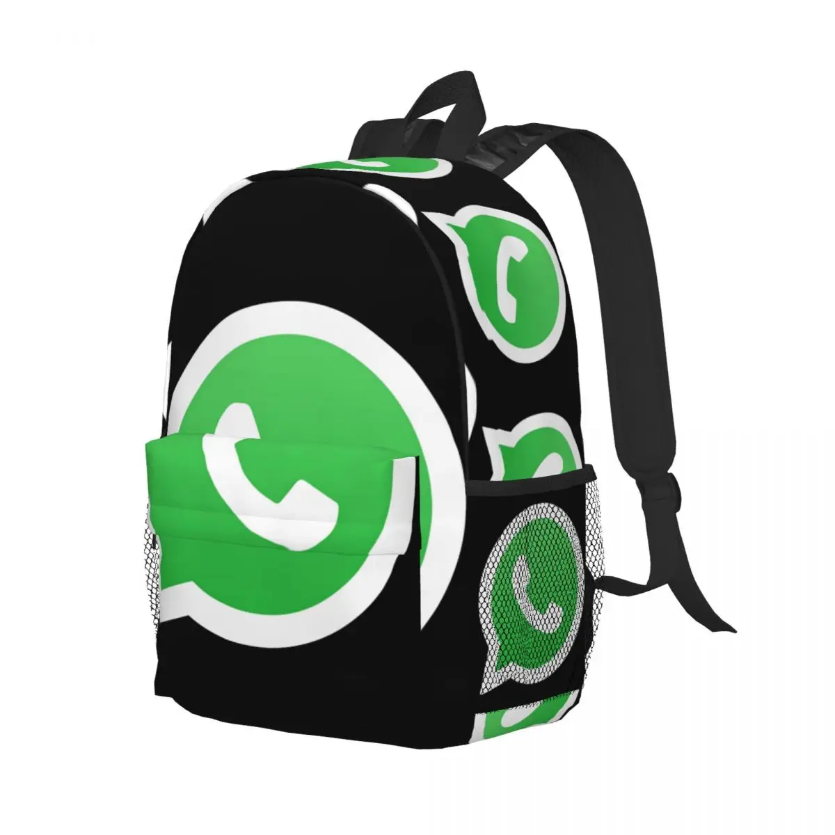 WhatsApp Logo Rucksack Middle High College Schüler Bücher tasche