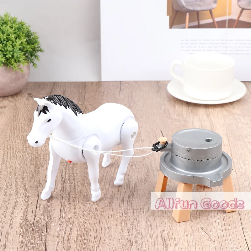 Electric Horse Toy Install Easily Multipurpose Playing Hand-brain Collaboration Electric Horse Toy With Light Sound for Kids