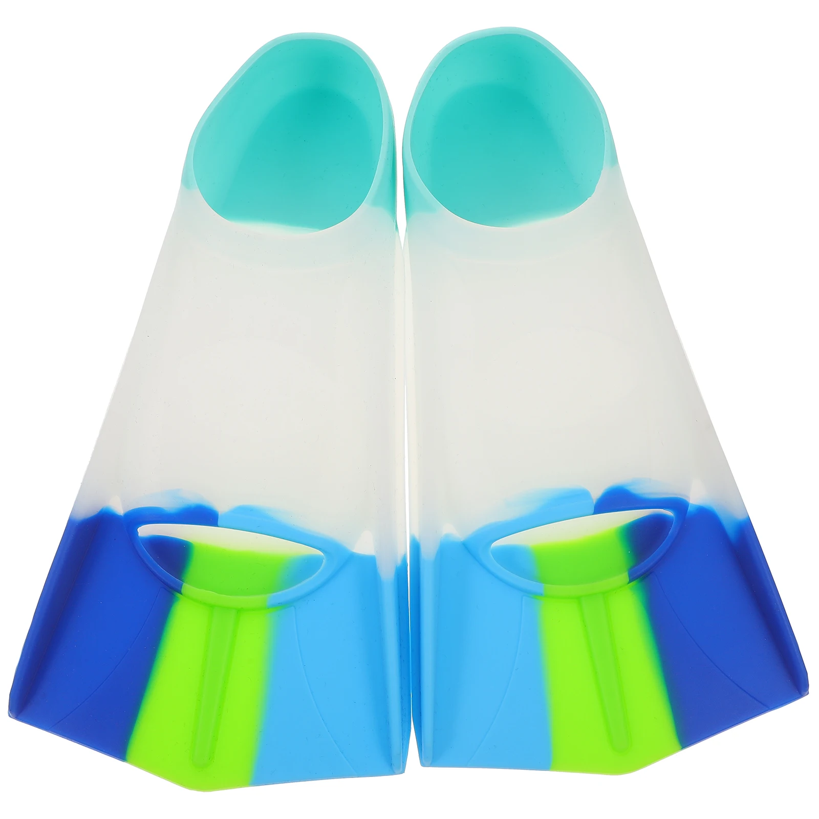 

Silicone Short Fins for Kids Lightweight Swim Flippers Snorkeling Diving Frog Shoes Water Sports Accessories