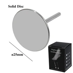 Stainless Steel Disc Shaft For Nail Drill Machine Sanding Paper Disk Round Pedicure Foot Rasp Tool For Cuticle Calluse Remove