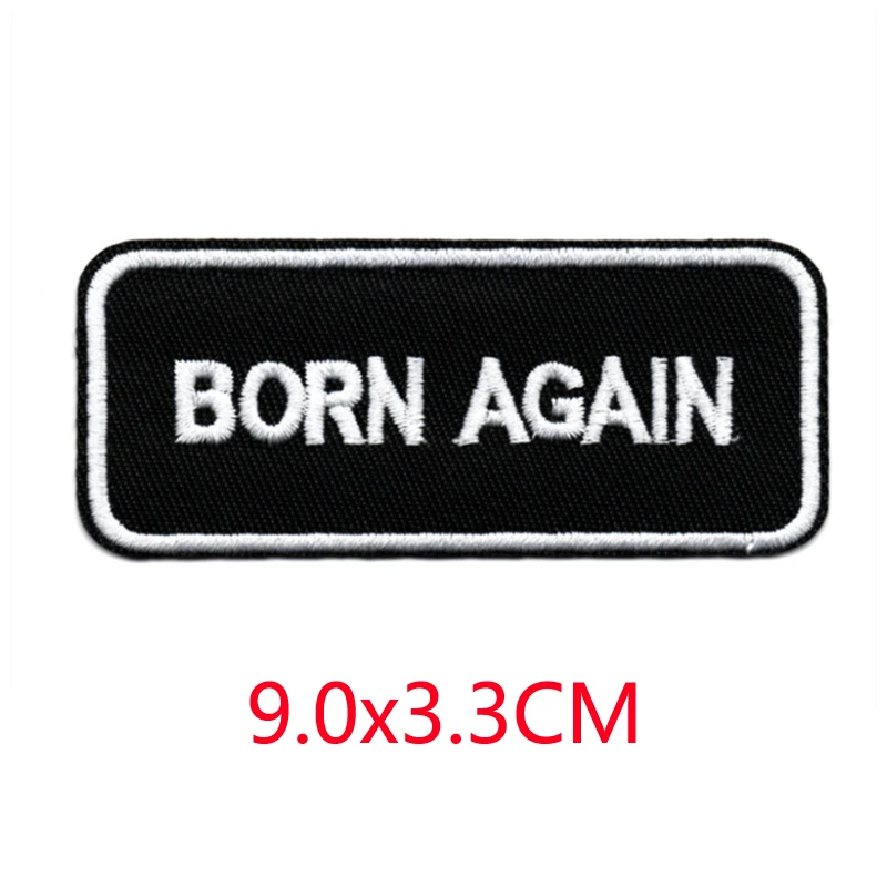 Brief Eisen auf Patches für Kleidung Designer bestickt taktische militärische Outdoor nähen kleine rot blau weiß schwarz gold parche diy – Detail 19