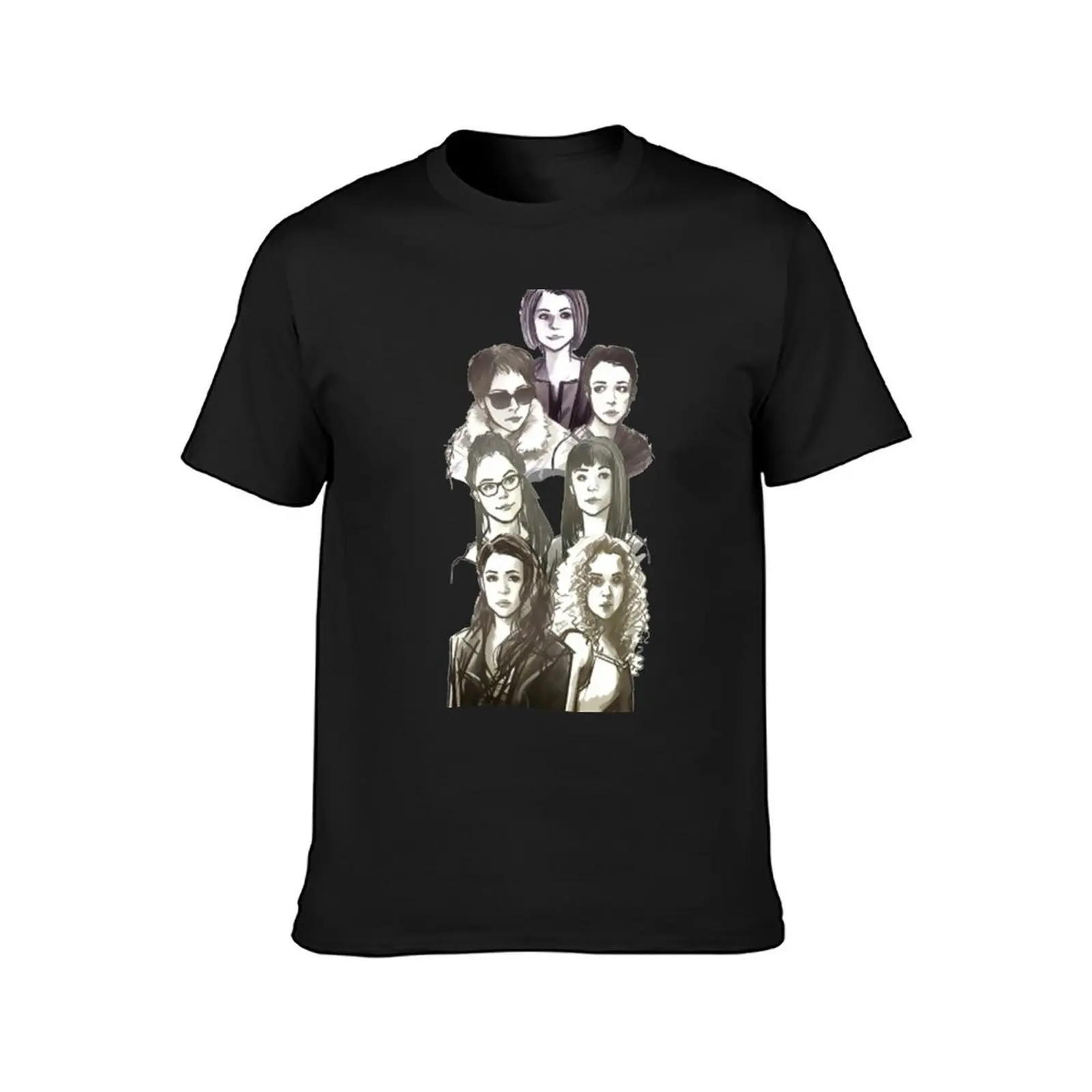 ORPHAN BLACK T-Shirt vintage oversized mens plain t shirts