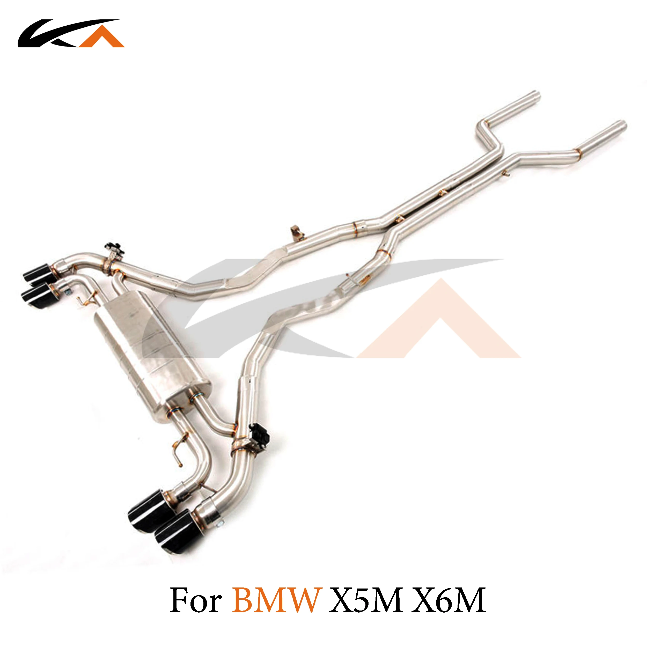 

KA Tuning exhaust system parts stainless catback for BMW X5M X6M F85 F86 4.4T rear section performance muffler valve